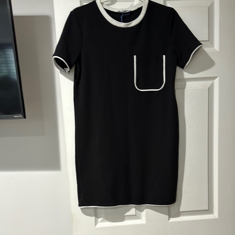Zara Black and White Women's Dress
